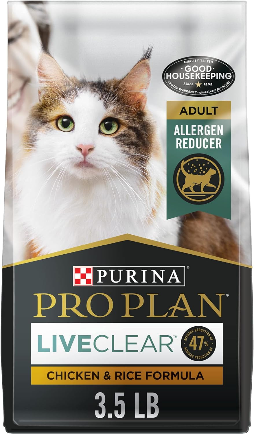 Liveclear with Probiotics Allergen Reducing Adult Dry Cat Food & Cat Shampoo